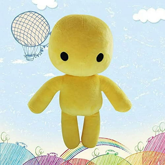 Wobbly Life Stuffed Game Plush Yellow Villain Doll Adventure Game