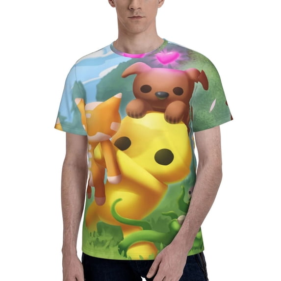 Wobbly Life T-Shirts 3d Printed Short Sleeve Tee Shirt For Men