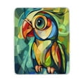 thumbnail image 1 of Wobogo Abstract Mini Parrot Flannel Fleece Bed Blanket as Bedspread Coverlet Sofa blankets (50x60in) Soft Lightweight Warm and Cozy, 1 of 7
