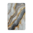 thumbnail image 1 of Wobogo Black Gold Marble Pattern Flannel Fleece Bed Blanket as Bedspread Coverlet Sofa Blankets (90x60in) Soft Lightweight Warm and Cozy, 1 of 6