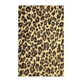 thumbnail image 1 of Wobogo Brown Leopard Kitchen Towel 6 Piece Large Cotton Dishcloth Premium Absorbency Set with Hanging Loop, 1 of 7