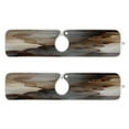 thumbnail image 1 of Wobogo Brown Marble Patterns Faucet Drying Mat Set of 2 Sponge Material Absorbs Water Quickly Kitchen Sink Countertop Splash Guard 23.6×5.5in, 1 of 9
