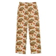 thumbnail image 1 of Wobogo Capybara Maple Leaf Long Pajama Pants Bottoms Soft Sleepwear with Pockets, 1 of 9