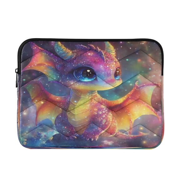 Wobogo Colorful Dragon Baby Laptop Sleeve 15.7 inch Lightweight Zipper Design Soft Padded Protection Against Scratches and Impacts