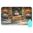 thumbnail image 1 of Wobogo Cute Snowman Ironing Mat Blanket Quilted Washer Dryer Heat Resistant Pad Foldable for Easy Storage, 1 of 6