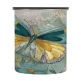 thumbnail image 1 of Wobogo Emerald Butterfly Food Storage Jars 304 Food Grade Stainless Steel Canisters With Vacuum Airtight Lids for Coffee Snacks Nuts Cereal 900ML, 1 of 9