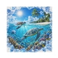 thumbnail image 1 of Wobogo Frozen Tropical Ocean Cloth Napkins 1 Piece Soft Elegant Touch Durable Absorbent Quick Drying for Elegant Dining, 1 of 8