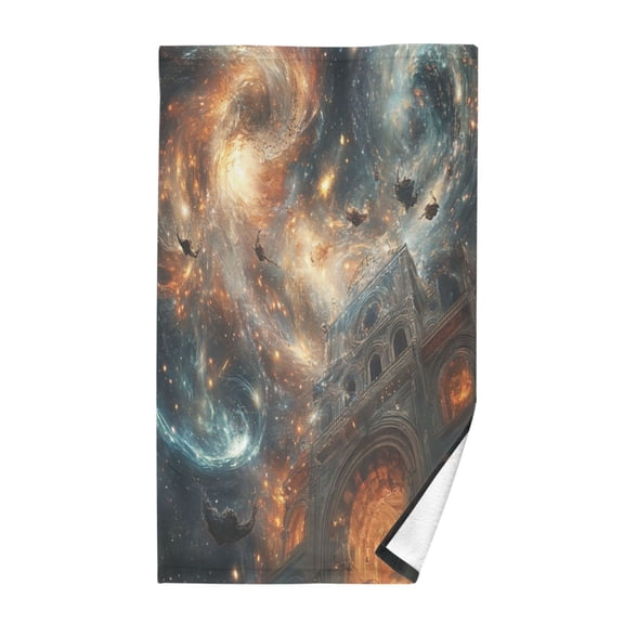 Wobogo Gate Of Chaos Face Towel Soft Breathable Cotton Towel Set for Bathroom Kitchen Hotel Spa Gift Decor