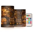 thumbnail image 1 of Wobogo Halloween Yard Combo Flameless Flickering Candle Light with Remote Control and Timer for Romantic Atmosphere, 1 of 7