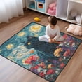 thumbnail image 1 of Wobogo Impressionist Black Cat Baby Playmats Extra Large Waterproof Rollable Activity Non Slip Pads for Toddlers 50×50in, 1 of 7