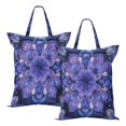 thumbnail image 1 of Wobogo Lavender Mandala Travel Laundry Bag Dirty Clothes Organizer Top Handle Strap Design Suitable for Beach Camping Dormitory Bathrooms, 1 of 7