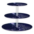 thumbnail image 1 of Wobogo Mermaid and Jellyfish 3 Tier Acrylic Cake Stand with Clear Round Hold for Wedding Holiday Birthday Baby Shower Tea Party, 1 of 8