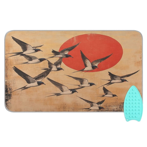 Wobogo Millennium Of The Goose Ironing Mat Blanket Quilted Washer Dryer Heat Resistant Pad Foldable for Easy Storage