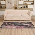 thumbnail image 1 of Wobogo Peony Crow Bedside Long Rug Delicate and Soft Modern Indoor Area Decor Non Slip Carpet for Bed Room Corridor Entrance Balcony, 1 of 8