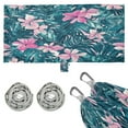 thumbnail image 1 of Wobogo Pink Flower Camping Hammocks 330 lb Capacity with Tree Straps and Hanging Pockets for Outside Hiking Beach Backpack Travel, 1 of 8