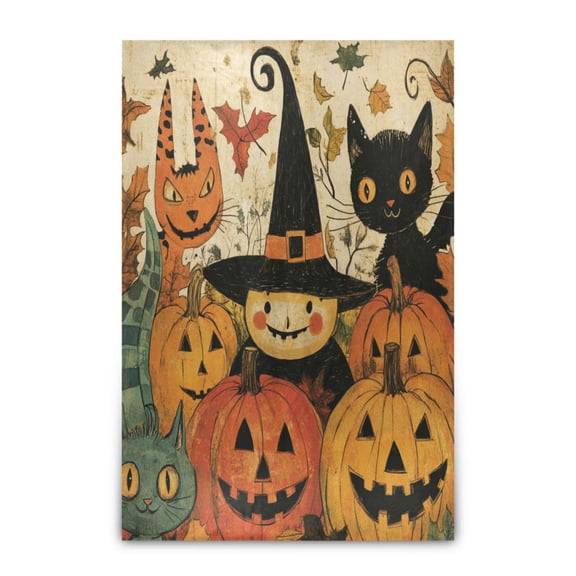 Wobogo Pumpkin Witch Soft Cozy Fluffy Double Sided Blankets for Couch Sofa Chair Bed Camping Picnic Travel Lightweight Bed 6090inch