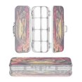 thumbnail image 1 of Wobogo Red Eyes Orangutan Pattern Clear Pencil Case Plastic Pencilboxes Stackable Design Study Materials for Classroom Office, 1 of 7