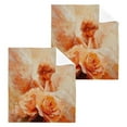 thumbnail image 1 of Wobogo Rose Angel Square Cotton Towel Set of 2 Soft and Skin-friendly with Good Absorbency 12×12in, 1 of 9