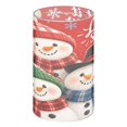 Trio Thumbnail Wobogo Snowmen Trio Acrylic Piggy Bank with Translucent Design and Coin ...