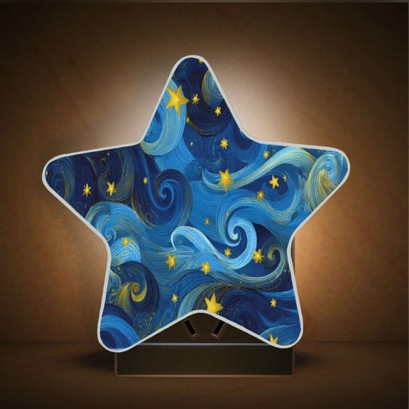 Wobogo Star Cloud Night Sky LED Star Night Light 0.2 Watt Wall Plug Dusk to Dawn Auto Switch Adjustable Brightness Soft White Light