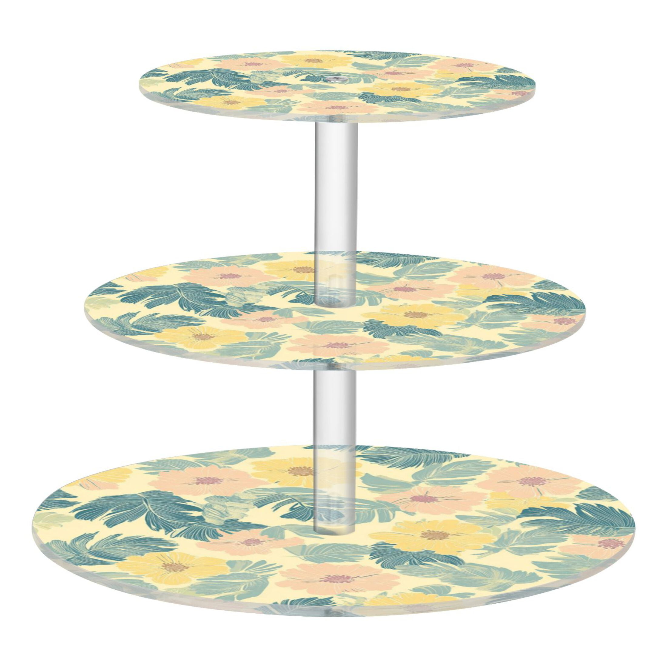 Wobogo Dainty Flora 3 Tier Acrylic Ca...