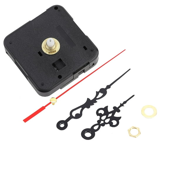 Wobythan Black DIY Mechanism Quartz Clock Movement Parts Replacement Repair Tools Set Kit