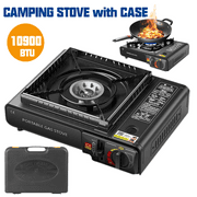 Wobythan Portable Camping Stove Butane Gas Stove Cassette Furnace Outdoor Travel Picnic Cooker Camp Stove Hiking Cookware