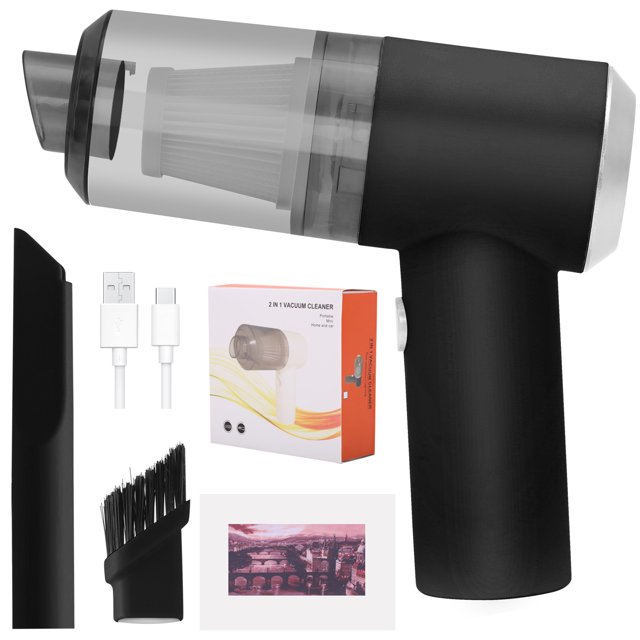 Wobythan Portable Wireless Handheld Car Vacuum Cleaner Wet and Dry Mini