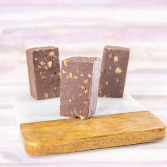 Wockenfuss Candies Creamy Chocolate Almond Fudge, 1 lbs