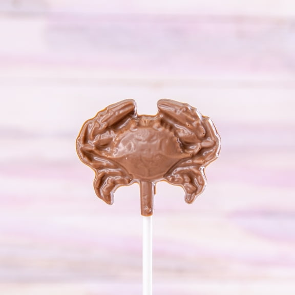 Wockenfuss Candies Milk Chocolate Crab Pop, 4 pieces