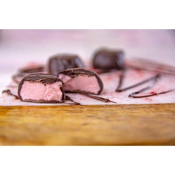 Wockenfuss Candies Raspberry Creams, Dark Chocolate - 1lb