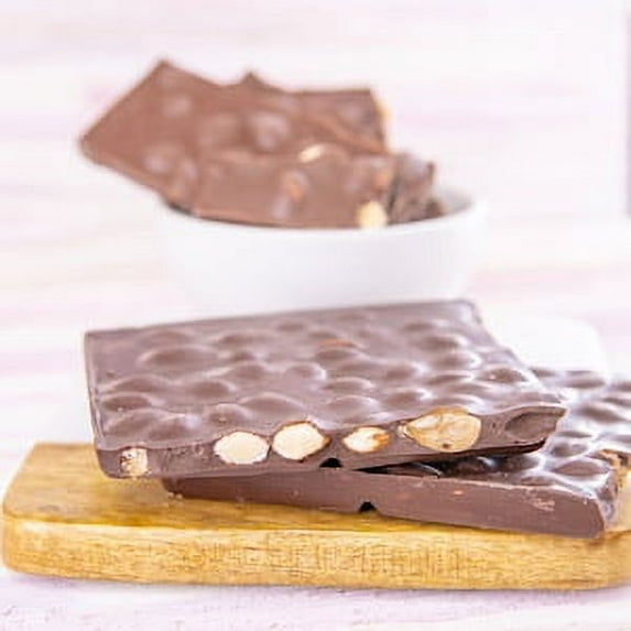 Wockenfuss Candies Sugar Free Almond Bark - Dark - 1lb