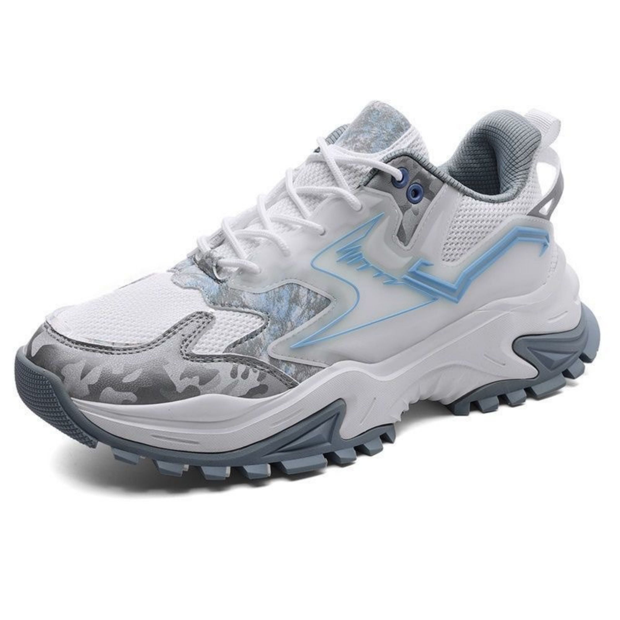 Wod Men's Running Shoes Wide Sneakers Gray Tennis Shoes