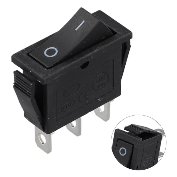 Wodtesl 1~100 KCD3 Series Rocker Switch 3 Pins On/Off Electrical Equipment 16A 250V / 20A 125VAC Marine Power Switch