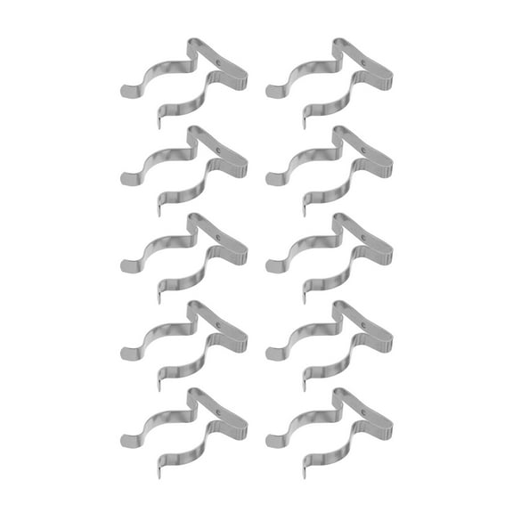 Wodtesl 10PCS X TOOL SPRING TERRY-CLIPS SNAP SHED CLOSED HEAVY DUTY WALL MOUNT CLIPS