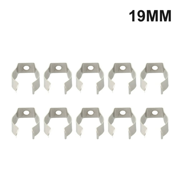 Wodtesl 10pc Spring Terry Clips Clamp Practical Tool Holder Clips 6-28mm Manganese Steel Open/Closed Heavy Duty Pipes Clamp Fixing Clips