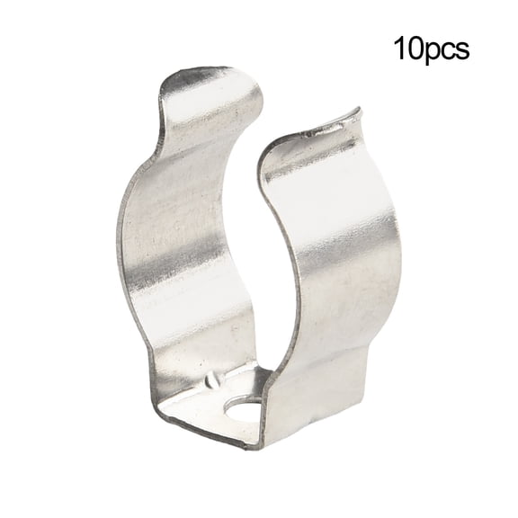 Wodtesl 10pc Spring Terry Clips Clamp Practical Tool Holder Clips 6-28mm Manganese Steel Open/Closed Heavy Duty Pipes Clamp Fixing Clips