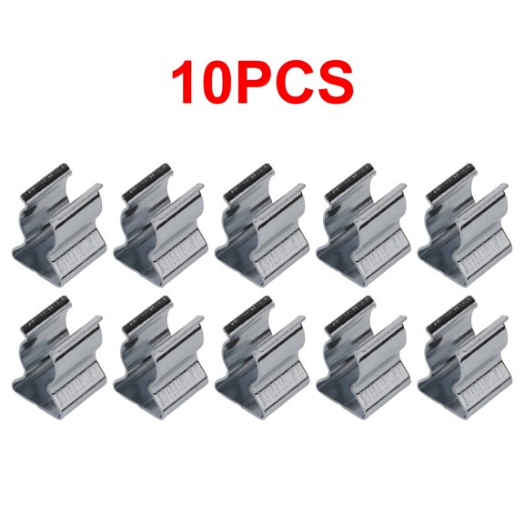 Wodtesl 10pc Spring Terry Clips Clamp Practical Tool Holder Clips 6-28mm Manganese Steel Open/Closed Heavy Duty Pipes Clamp Fixing Clips