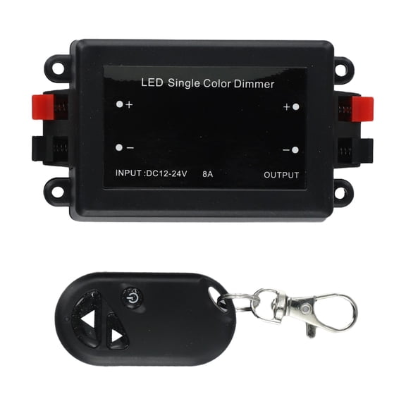 Wodtesl 12V ~24 V DC 8A Dimmer Switch Strip Light Wireless RF Remote Controller For LED Spot Lamp On/off Button RF Dimmer