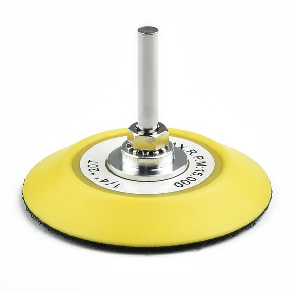 Wodtesl 1PC 3-inch Polishing Disc 1500 RPM 1/4-20 Pneumatic Polishing Disc For Air Sander DA And Other Orbital Sander Abrasive Tools