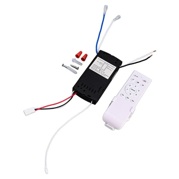 Wodtesl 1Set Fan Lamp Controller-Universal Ceiling Fan Lamp Smart Wireless Remote Controller 90-265V Switch Adjusted Wind Speed