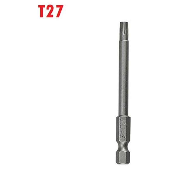 Wodtesl 1pc -T40 Magnetic Head For Torx Screwdriver Bit 75mm Security Tamper Proof Star Metric Screw Driver Drill Tip Adapter