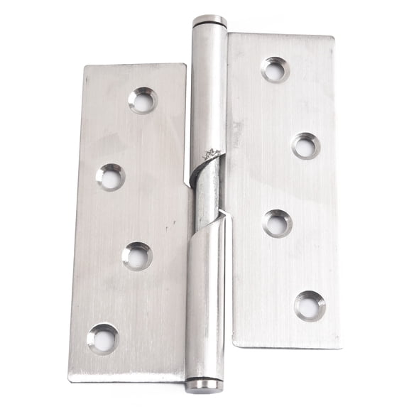 Wodtesl 1pcs Stainless Steel Rising Lift Off Butt Door Hinges Left Right For Bathroom Toilet Building Hardware Door