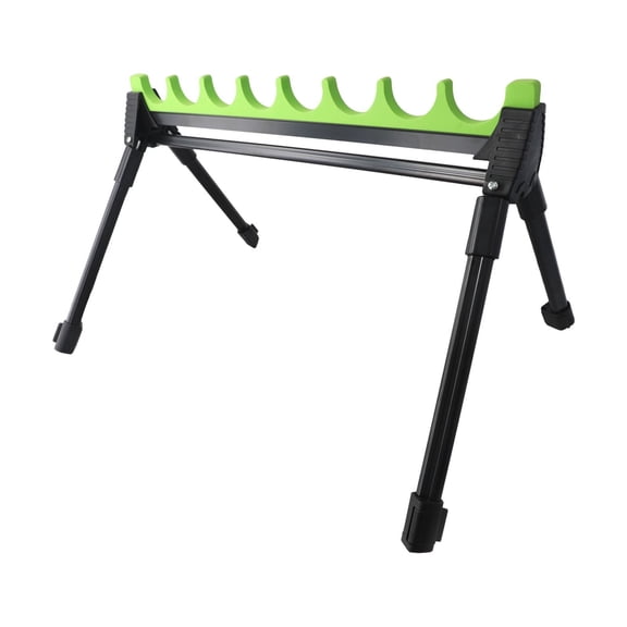 Wodtesl 2-section Telescopic 4 Leg 8 Rig Roost Kit Fishing Rod Holder Stopper Long Roost Fishing Tools Rod Mount Accessories 50x9x7cm
