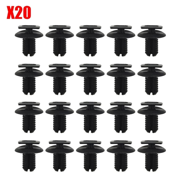 Wodtesl 20Pcs 8mm Plastic Rivets Fasteners Screw Wheel Arch Lining Trim Rear Door Trim Clips Auto Push Rivets FOR Mercedes A 0009913940