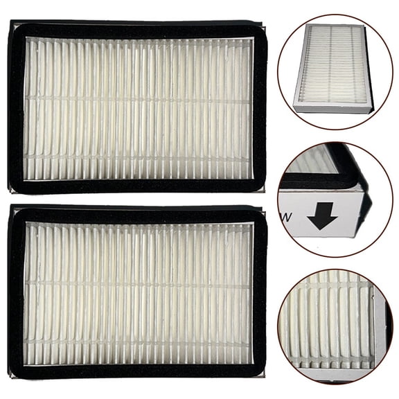 Wodtesl 2pcs Filters For Kenmore EF-2 86880 20-86880 610445 For Panasonic (MC-V194H) Vacuum Cleaner Replacement Spare Parts