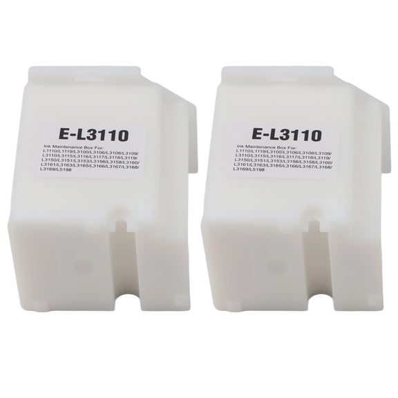 Wodtesl 2pcs Maintenance Box Replacement for ET 2810 ET 2812 ET 2814 ET 2803 ET 2715 ET 2720 ET 2721 ET 2726 Printer Waste Ink Sponge
