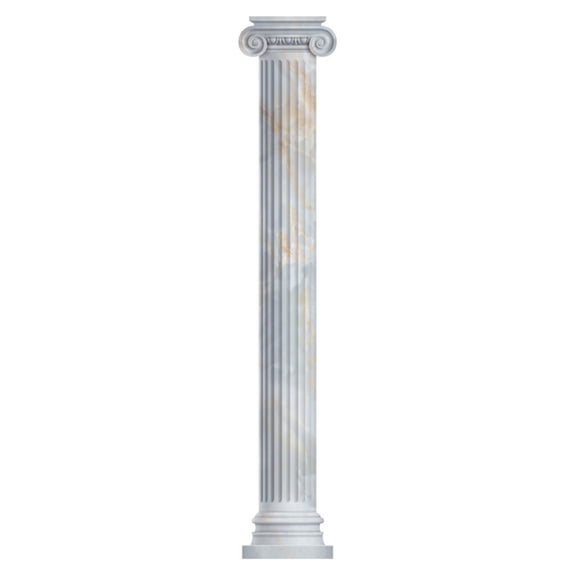 Wodtesl 3D Roman Column Wall Sticker for Living Room and Bedroom Decorative PVC Wall Art for TV Background and Office Space