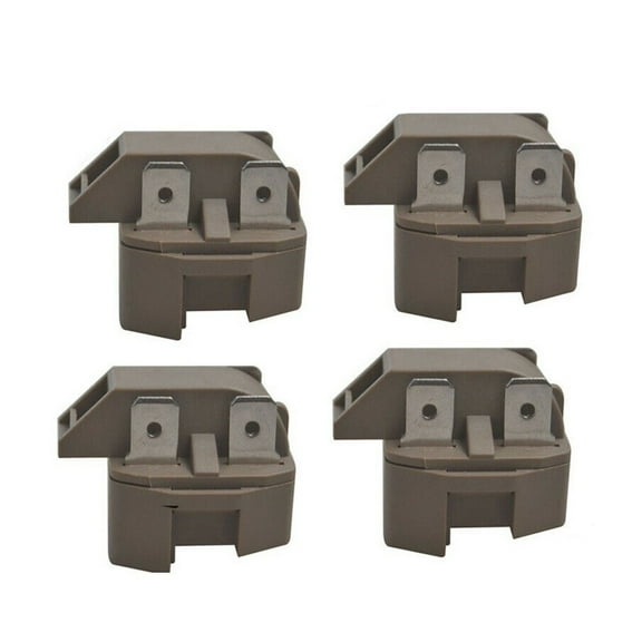 Wodtesl 4 pack Refrigerator Compressor PTC Start Relay IC-4 2262185 for Gibson GE Ropper Replacement Part 5303007173 WR07X10051 4357156 220V Brown