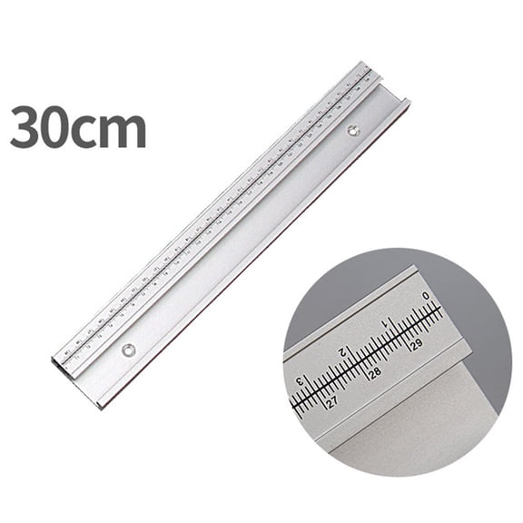 Wodtesl 45 Type T Track With Scale Aluminium Alloy T-tracks Slot Miter Track 300-600mm DIY Table Saw Workbench Woodworking Tools